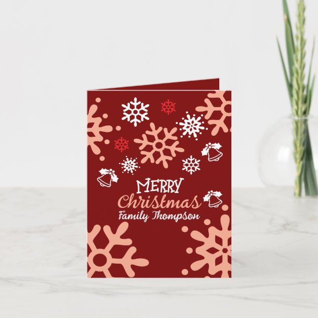 Convite dobrado Feliz Natal (Frente)