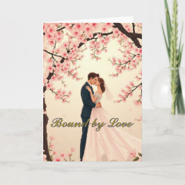 Convite Dobrado Flor de Cerejeira Floral Romântico