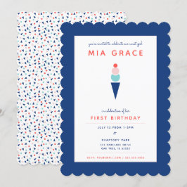 Convite Doce como Sorvete