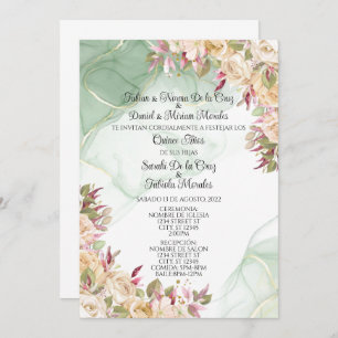 CONVITE DOS QUINCEANERAS