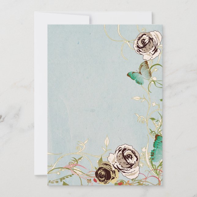 Convite dos rosas e das borboletas (Frente)