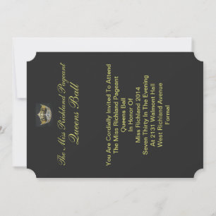Convite Dourado Formal II
