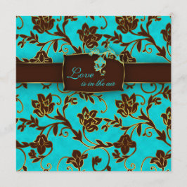 Convite Dourado para Casamento Elegante BB 2