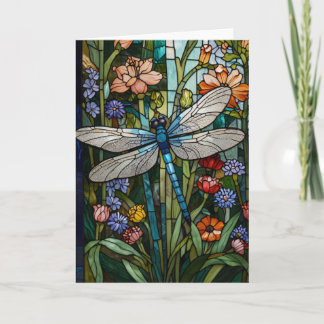 Convite Dragonfly boho vidro botânico floral