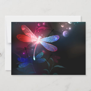 Convite Dragonfly vermelha