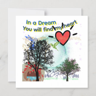 Convite Dreamy Magnetic Greeting Card
