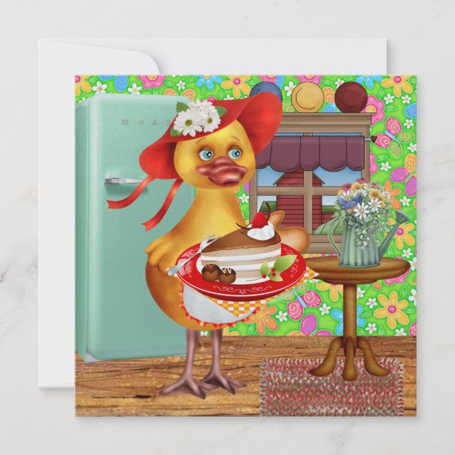 Convite Ducky - SRF (Frente)