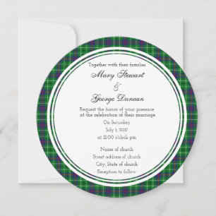 Convite Duncan Scottish Wedding Round