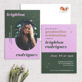 Convite e Anúncio para Formando de Fotografia lava