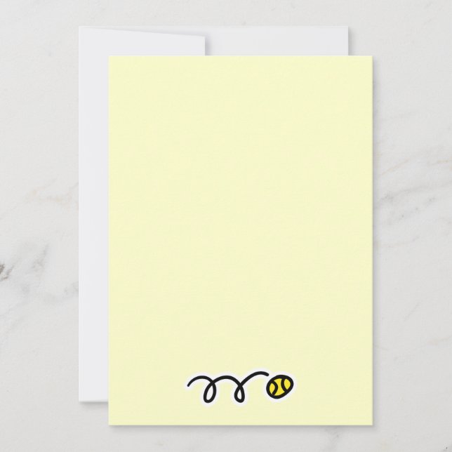 Convite e artigos de papelaria com design de tênis (Frente)