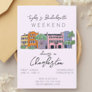 Convite e Detalhes do Charleston Bachelorette
