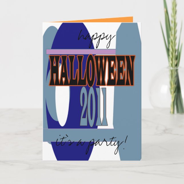 Convite É uma Festa ao Estilo Halloween (Frente)