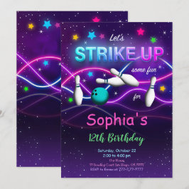 Convite Editável de Boliche