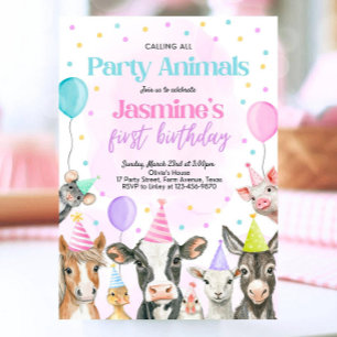 Convite editável para Fazendas, Fazenda rosa