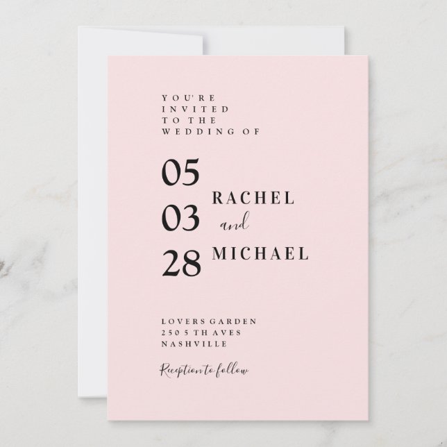 Convite Einfache Einladung (Frente)