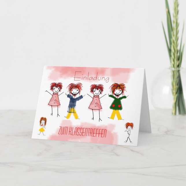 Convite Einladung Klaprovreffen (Frente)