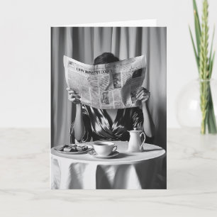 Convite Elegância da manhã: Café, Notícias e Serenidade