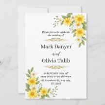 Convite Elegante Clássico para Casamento - Eterno