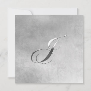 Convite Elegante com Monograma J