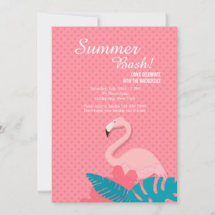 Convite Elegante Flamingo