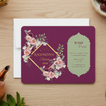 Convite Elegante para Iftar de Ramadan 2026