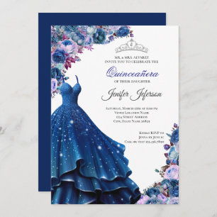 Convite Elegante Quinceanera