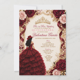 Convite Elegante Vaquera Sweet 15 Quinceañera