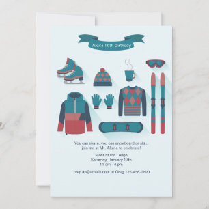 Convite Elementos de Inverno