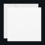 Convite em Branco 13,3cm x 13,3cm<br><div class="desc">{"description": "Celebre um dia especial com estilo"}</div>