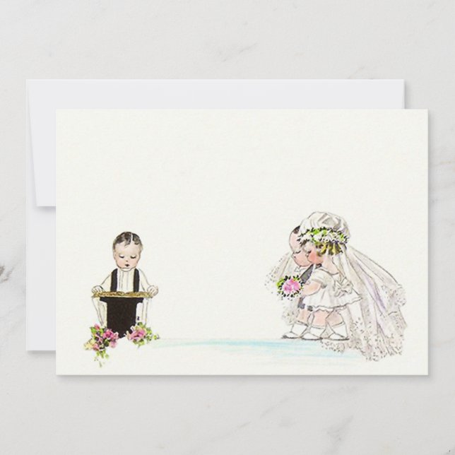 Convite em Branco para Noivos com Juramentos de Ca (Frente)