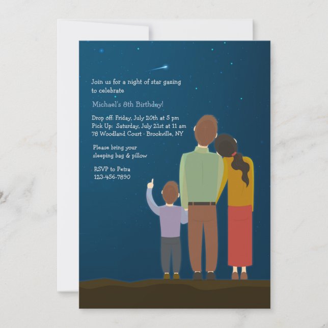 Convite em Estrela (Frente)