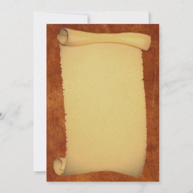 Convite em Pergaminho (Frente)