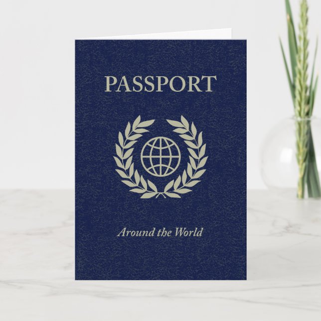 Convite em todo o mundo: passaporte (Frente)