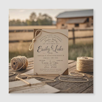 Convite Encantado para Casamento Florestal