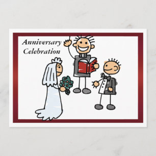 Convite Engraçado de Aniversário de Casamento