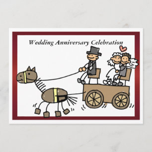 Convite Engraçado de Aniversário de Casamento