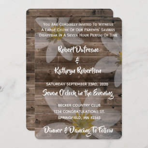 Convite Engraçado e Russo para Casamento