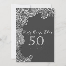 Convite engraçado para festa de 50 anos de idade