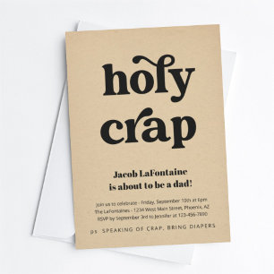 Convite engraçado para festa de fraldas do papai C