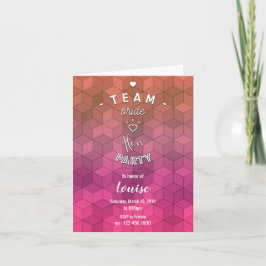 Convite Equipa reprime - hen party