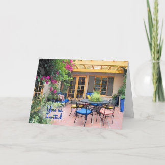 Convite Esboço do pátio do fresco do Al você é convidado
