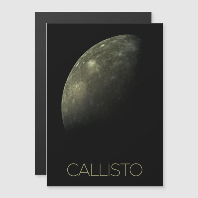 Convite Espaço Exterior, Cosmos, Sistema Solar, Callisto d (Frente/Verso)