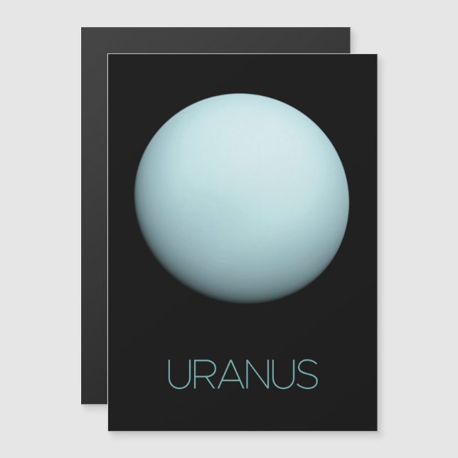 Convite Espaço Exterior, Galáxia, Sistema Solar, Urano Pla (Frente/Verso)