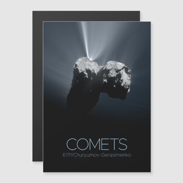 Convite Espaço Exterior, Sistema Solar, Cosmos, Cometas, 6 (Frente/Verso)