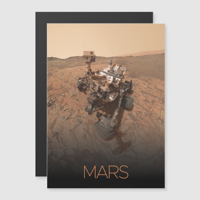 Convite Espaço Exterior, Sistema Solar, Marte Planeta, Cur (Frente/Verso)