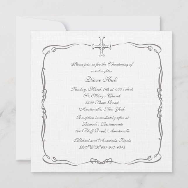 Convite Especial Cruzado Religioso (Frente)