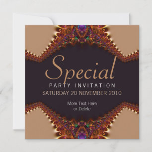 Convite Especial de Ocasião EarthTribe