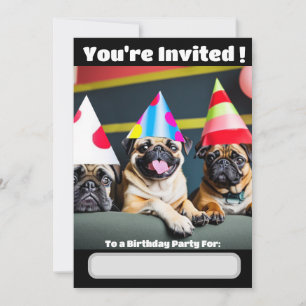 Convite especial para Pug