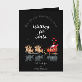 Convite Esperamos por Papais noeis Ho! Ho! Ho! Feriado de