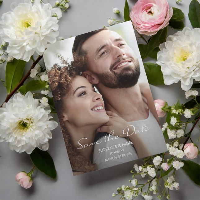 Convite Esperança Sonhar Foto Casamento Salve Data (Criador carregado)